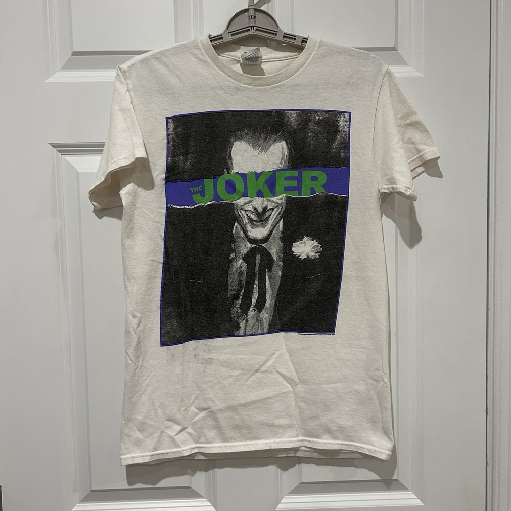 Vintage Y2K Joker T Shirt Small DC Comics Delta Pro Weight Graphic Batman Retro